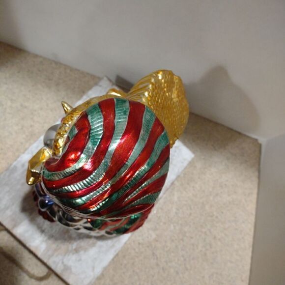 Hand Painted Ceramic Snowman - Picture 4 of 6